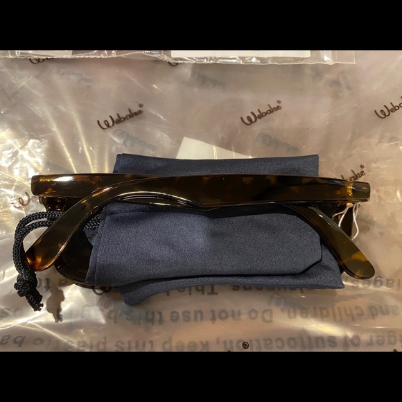 J. Crew Tort Wayfarer Sunglasses NWT - Picture 3 of 5